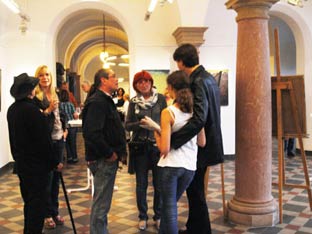 Vernissage im Foyer des Rathauses Wiesbaden